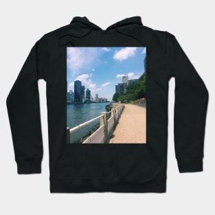 Roosevelt Island Summer Cityscape Hoodie